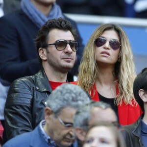 Michael Youn et Isabelle Funaro - Personnalités qui assistent à la finale du Top 14 entre Toulon Vs Castres (18-10) à Paris Stade de France le 31 mai 2014