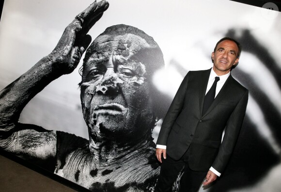 Nikos Aliagas, à l'exposition Corps et âmes à la Conciergerie à Paris le 23 Mars 2016. © Dominique Jacovides