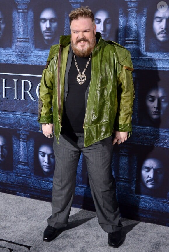 Kristian Nairn - Soirée de lancement de la 6e saison de Game of Thrones, le 10 avril 2016 à Los Angeles.
