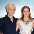Tom Felton, Emma Watson à Londres le 6 juillet 2009.