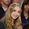 Chloé Jouannet (fille d' Alexandra Lamy) - Enregistrement de l'émission "Vivement Dimanche" à Paris le 19 mars 2014. L'émission sera diffusée le 23 mars.