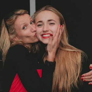 Alexandra Lamy avec sa fille Chloé (photo postée le 31 mars 2016)