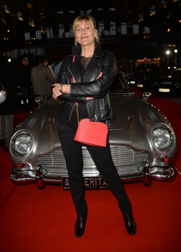 Vanessa Valence - Vernissage de "James Bond 007 l'exposition - 50 ans de style Bond" à la grande Halle de la Villette à Paris, le 14 avril 2016. © Veeren/Bestimage