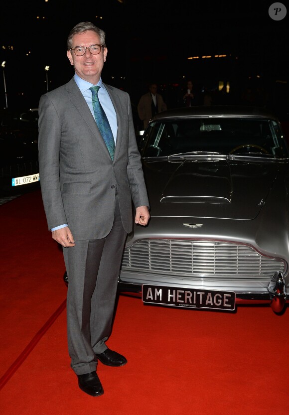 Sir Julian King (Ambassadeur du Royaume-Uni en France) - Vernissage de "James Bond 007 l'exposition - 50 ans de style Bond" à la grande Halle de la Villette à Paris, le 14 avril 2016. © Veeren/Bestimage