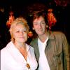 Muriel Robin et Pierre Palmade lors de la soirée d'inauguration de l'exposition Dalida, une vie...", à la mairie de Paris, le 10 mai 2007