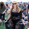 Paris Hilton lors du premier jour du festival de musique de Coachella en Californie à Indio le 16 Avril 2016.