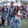 Zoe Kravitz et son compagnon Twin Shadow lors du premier jour du festival de musique de Coachella en Californie à Indio le 16 Avril 2016.