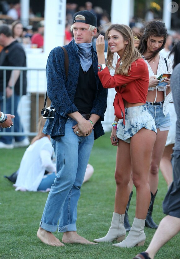 Cody Simpson lors du premier jour du festival de musique de Coachella en Californie à Indio le 16 Avril 2016.