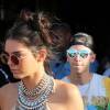 Kendall Jenner lors du premier jour du festival de musique de Coachella en Californie à Indio le 16 Avril 2016.