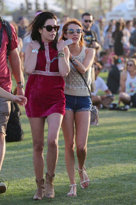 Emma Roberts lors du festival Coachella, le 15 avril 2016