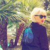 Taylor Swift blonde platine lors du festival Coachella, le 15 avril 2016