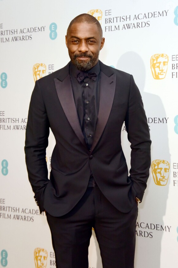 Idris Elba à la 69ème cérémonie des British Academy Film Awards (BAFTA) à Londres. Le 14 février 2016