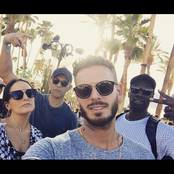 M. Pokora à Coachella 2016 : sa cicatrice au cou interpelle ses fans, sur Instagram