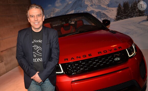 Philippe Vandel à la présentation exclusive du Range Rover "EVOQUE Cabriolet" à la Maison Chapal à Paris le 28 janvier 2016