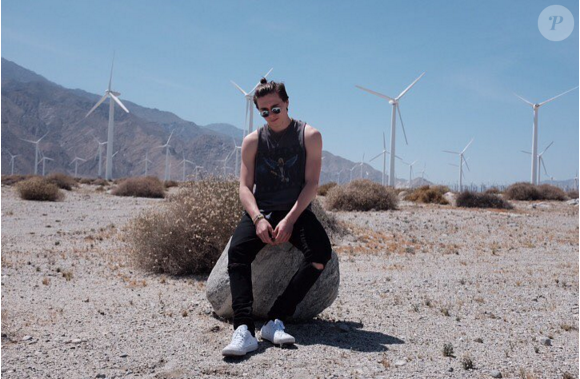 Brooklyn Beckham lors du festival de Coachella. Photo publiée sur sa page Instagram, le 16 avril 2016.