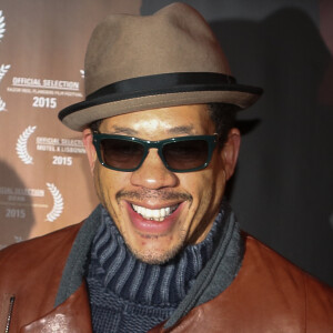 JoeyStarr, au cinéma Publicis à Paris le 11 janvier 2016.