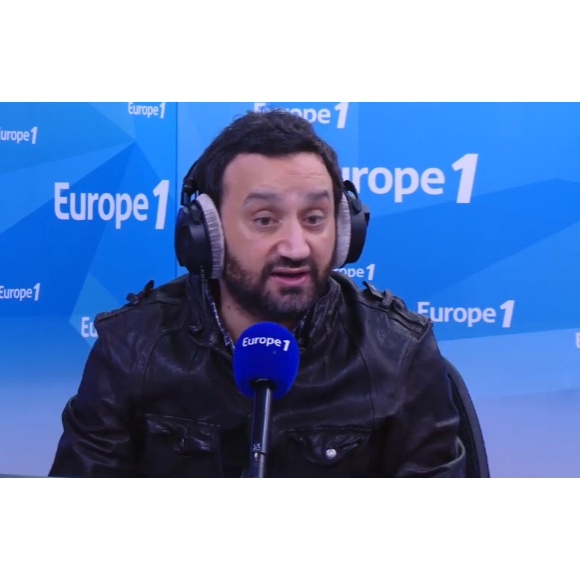 L'animateur Cyril Hanouna dans "Le Grand direct des médias" sur Europe 1. Le 21 avril 2016.