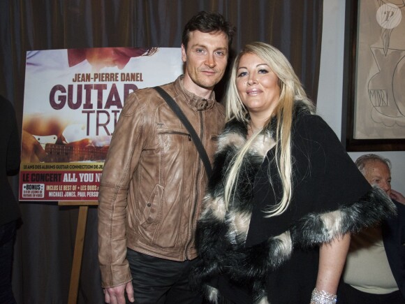 Loana Petrucciani, guest - Jean-Pierre Danel reçoit son disque d'or du DVD pour "Guitar Tribute" lors d'une soirée à l'hôtel Burgundy à Paris, le 7 avril 2016. © Perusseau/Bestimage