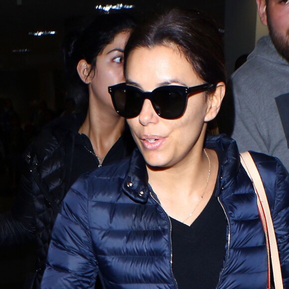 Eva Longoria à l'aéroport de Los Angeles. ©CPA/Bestimage