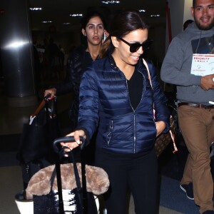 Eva Longoria à l'aéroport de Los Angeles. ©CPA/Bestimage