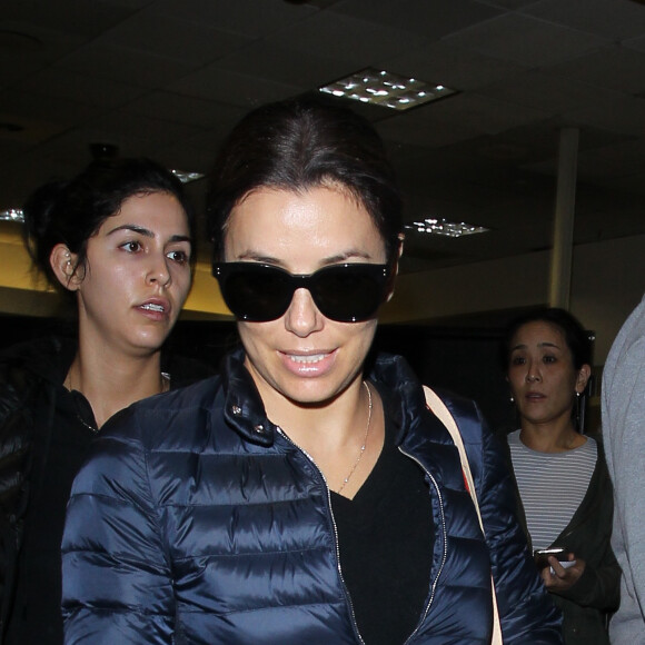 Eva Longoria à l'aéroport de Los Angeles. ©CPA/Bestimage