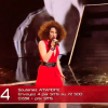 Amandine - "The Voice 5", le premier live sur TF1. Samedi 23 avril 2016.