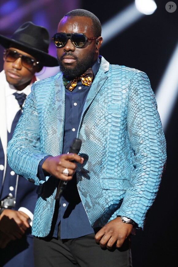 Maître Gims, au Zénith de Paris, le 12 février 2016.
