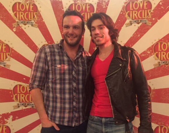 Julien Mior Lambert et Alexis Loizon - Première de Love Circus aux Folies Bergère, à Paris, le 21 avril 2016