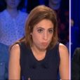Face à Léa Salamé Amélie Mauresmo parle de son  coming out  dans "On n'est pas couché" sur France 2, le 23 avril 2016.