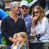 Sarah Jessica Parker vend des cookies et de la limonade 'fait maison' avec ses filles Marion et Tabitha devant leur domicile à West Village. Le 23 avril 2016
