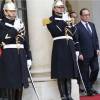 François Hollande - Dîner d'Etat en l'honneur du gouverneur australien Peter Cosgrove au palais de l'Elysée à Paris, le 26 avril 2016. © Alain Guizard/Bestimage