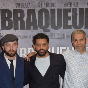 Kahina Carina, Guillaume Gouix, Youssef Hajdi, Sami Bouajila et Kaaris - Avant-première du film "Braqueurs" au cinéma UGC Les Halles à Paris, le 28 avril 2016. © Veeren/Bestimage