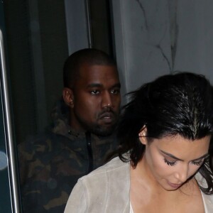 Kanye West et Kim Kardashian à New York. Le 1er mai 2016.