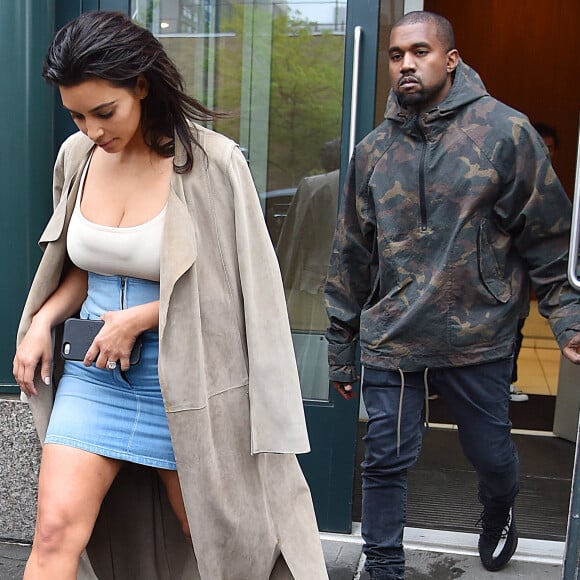 Kim Kardashian et Kanye West à New York, le 1er mai 2016.