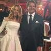 Mariage de Julie Snyder et Pierre Karl Péladeau, le 15 août 2015 à Québec. Photo Twitter de l'heureux marié.
