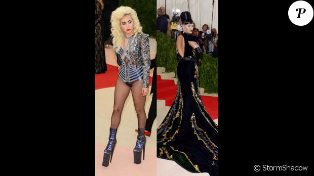 Lady Gaga - MET Gala 2016, vernissage de l&#039;exposition &quot;Manus x Machina&quot; au Metropolitan Museum of Art. New York, le 2 mai 2016.