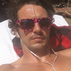 James Franco a publié une photo de lui sur sa page Instagram, au mois d'avril 2016