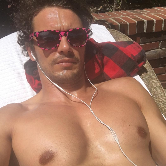James Franco a publié une photo de lui sur sa page Instagram, au mois d'avril 2016