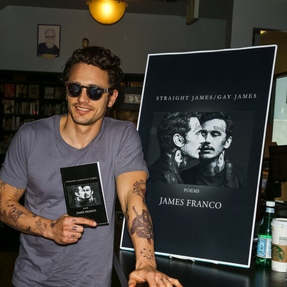 James Franco présente son dernier livre "Straight James" à Los Angeles le 6 Mars 2016. © CPA/BESTIMAGE