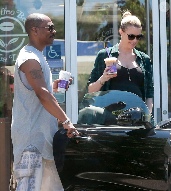 Eddy Murphy et Paige Butcher à Studio City le 22 avril 2016