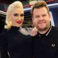 Gwen Stefani et James Corden dans l'émission "Late Late Show" pour un épisode du Carpool Karaoke.