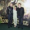 Lambert Wilson, Leïla Bekhti et Eddy Mitchell - Avant-première du film "Le livre de la jungle" au cinéma Pathé Beaugrenelle à Paris, le 11 avril 2016. ©Olivier Borde/Bestimage