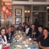 Elsa Zylberstein a posté le 6 mai 2016 une photo d'un dîner célébrant l'anniversaire de Nicolas Bedos, en présence notamment de Virginie Efira.