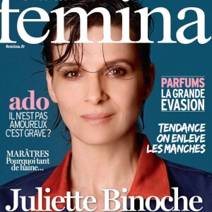 Juliette Binoche en couverture de Version Femina, supplément du Journal du Dimanche (édition du 8 mai 2016)