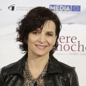 Juliette Binoche - Photocall du film "Personne n'attend la nuit" à Madrid. Le 2 novembre 2015