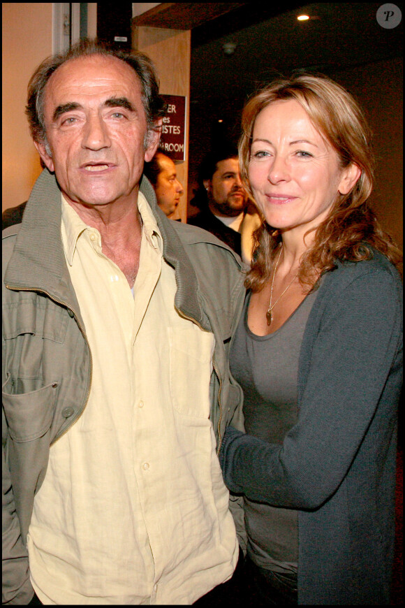 Exclusif - Richard Bohringer et sa femme Astrid à Paris le 26 octobre 2007.