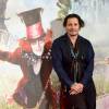 Johnny Depp lors de la conférence de presse du film 'Alice Through the Looking Glass' à Londres le 8 mai 2016.