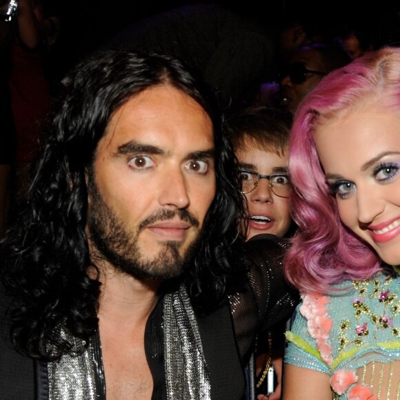 Russell Brand et Katy Perry lors des MTV Video Music Awards, le 28 août 2011 à Los Angeles