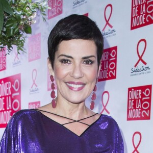 Cristina Cordula - Dîner de la mode 2016 pour le Sidaction au pavillon d'Armenonville à Paris, le 28 janvier 2016