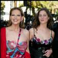 Claudia Cardinale et sa fille Claudia - Festival de Cannes 2003
